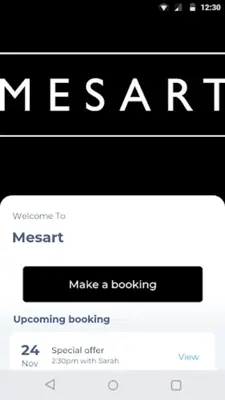 Mesart android App screenshot 1